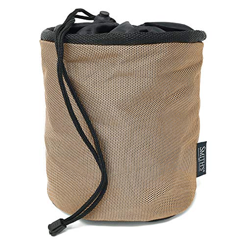 Smith’s® Premium Waterproof Peg Bag | Beige | 28 x 18 x 18 cm | for Laundry, Clothes & Pegs | Weather Resistant Oxford 1680D | Indoor & Outdoor Use | Belt & Washing Line Carabiner