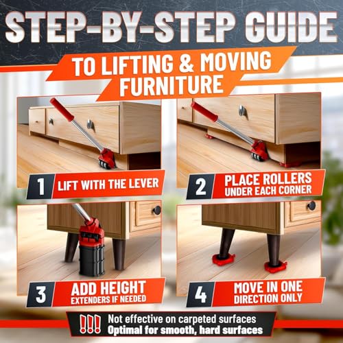 Heavy Furniture Movers with Wheels Set