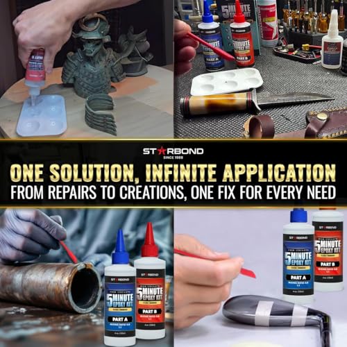 image for 8 oz. XL Starbond 5 Minute Epoxy — Enhanced Strength (2,600 lb Shear