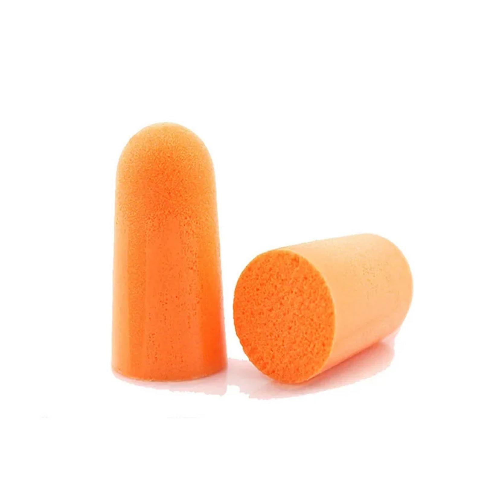 Tapones para dormir para los oídos, 100 unidades/50 pares, cómodos tapones para los oídos de espuma de reducción de ruido, tapones cónicos para los oídos (amarillo)