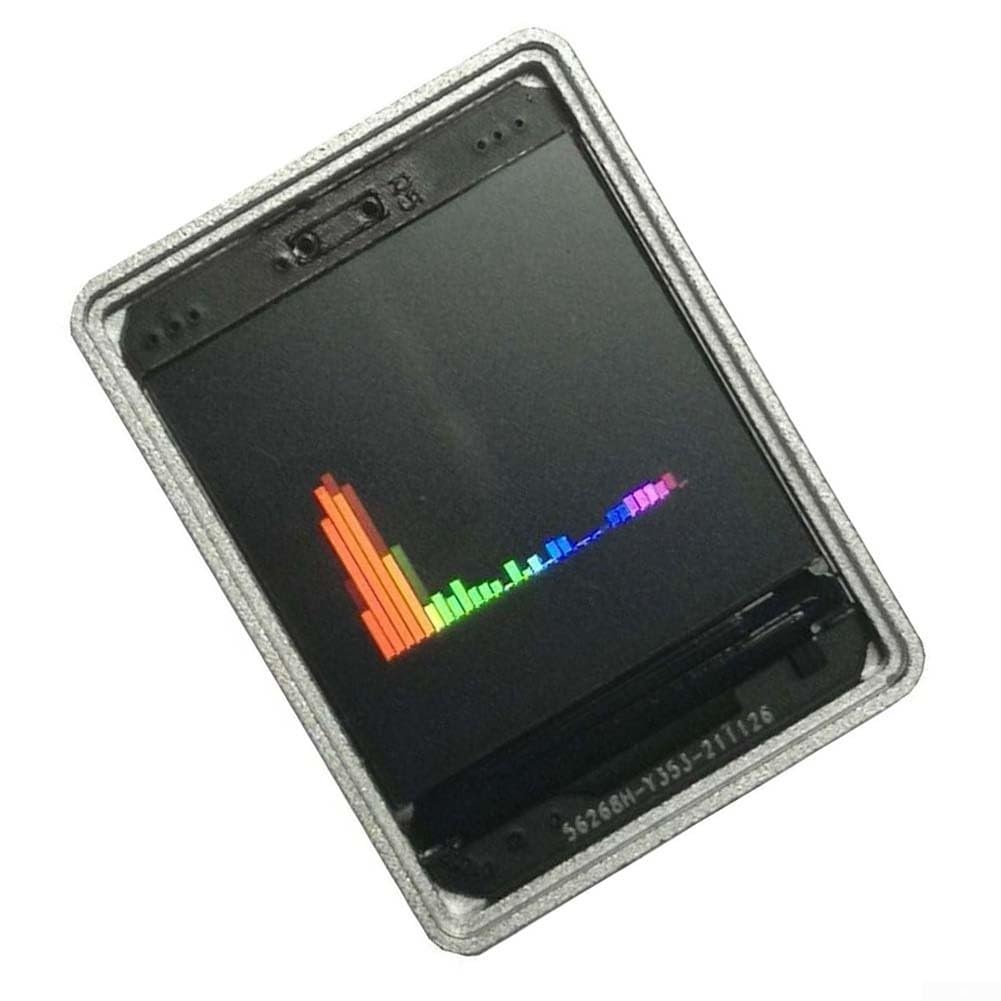 Zoegneer 3,3 cm (1,3 Zoll) Sprachgesteuertes Multi-Modus-Analog-Musik-Audio-Pegel-VU-Messgerät mit hochfestem Gehäuse aus Aluminiumlegierung, HD-Display, GPS-Zeitsynchronisation für Auto Centra