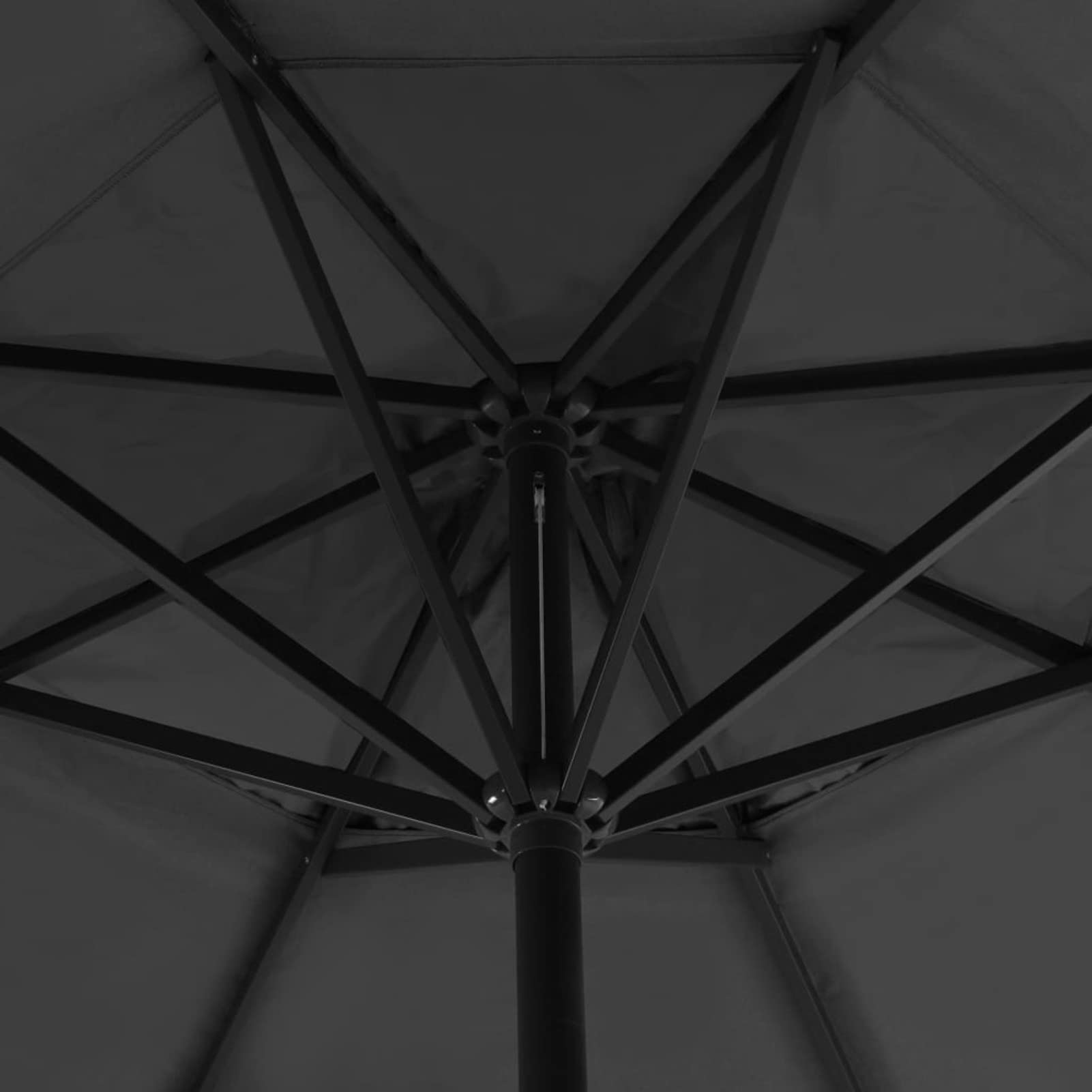 Parasol przeciwsłoneczny ze stojakiem, duży parasol ogrodowy, duży parasol na taras, duży parasol przeciwsłoneczny ze stojakiem, duży parasol przeciwsłoneczny, antracyt