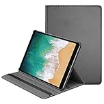 DV Case for iPad Mini 2 (A1489, A1490, A1491), iPad Mini 3 (A1599, A1600), 360 Degree Rotating Smart Magnetic Stand Case, PU Leather, Slim and Lightweight Cover (Grey)