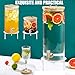 Drink Dispenser Stand,Clear Acrylic Stands,Fit Max 7.87 Inch Diameter of Glass Drink Dispenser,Water Dispenser Stand for Parties and Events,Plant Stands,Cake Stand,Beverage Dispenser Stand Only