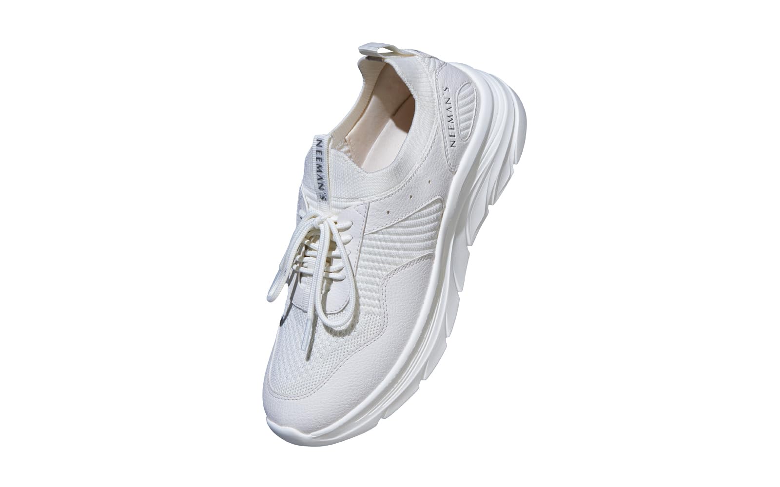 Neemans High Wave Sneakers for Men | Casual Shoes | Comfortable and Light Weight | White, UK-8 (B0CCW2JGK3) Amazon Price History, Amazon Price Tracker