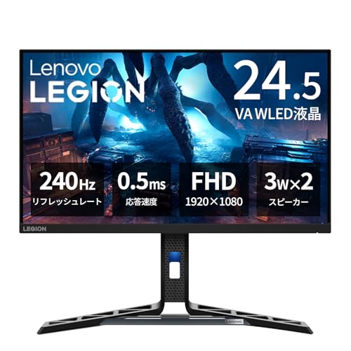 ディスプレイ・モニター本体 Lenovo Legion Monitor Lenovo Legion R27i-30 27-inch IPS FHD 180Hz Gaming Monitor