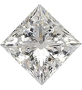 1.0 Ct Loose Princess Cut Moissanite Diamond VVS1 Clarity D Color For Ring And Wedding Band