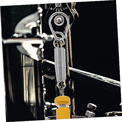 Resorte para pedal de batería metal amarillo 6x1.3cm miniatura 7
