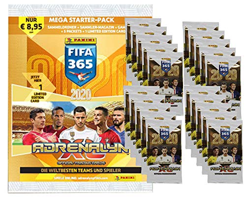 Preisvergleich Produktbild CAGO Panini FIFA 365 2020 Sammel Karten - 1 Starter + 20 Booster