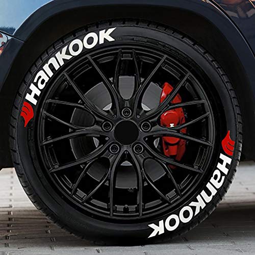 image for guangtouqiang 8 Sets Universal Car Tire Letter Stickers Personality Mo