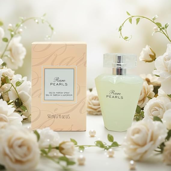 Pearls Rare - Eau de Parfum Spray for Women 1.7 oz - Elegant Floral & Woody Scent - 1.7 Fl Oz / 50 ml
