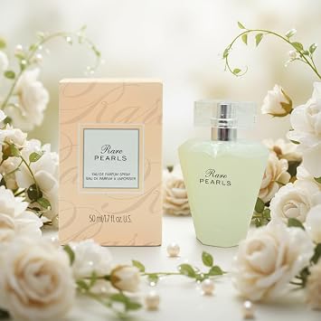 Pearls Rare - Eau de Parfum Spray for Women 1.7 oz - Elegant Floral & Woody Scent - 1.7 Fl Oz / 50 ml