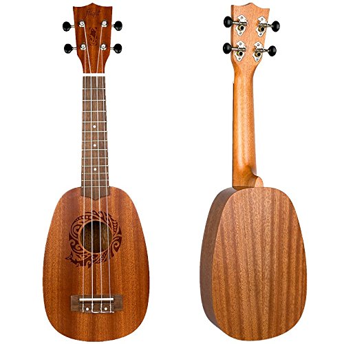 Flight NUP310 Pineapple Soprano Ukulele - Les Beatles, Paul McCartney, John Lennon, RIngo Starr, George Harrison Flight NUP310 Pineapple Soprano Ukulele – Image 3