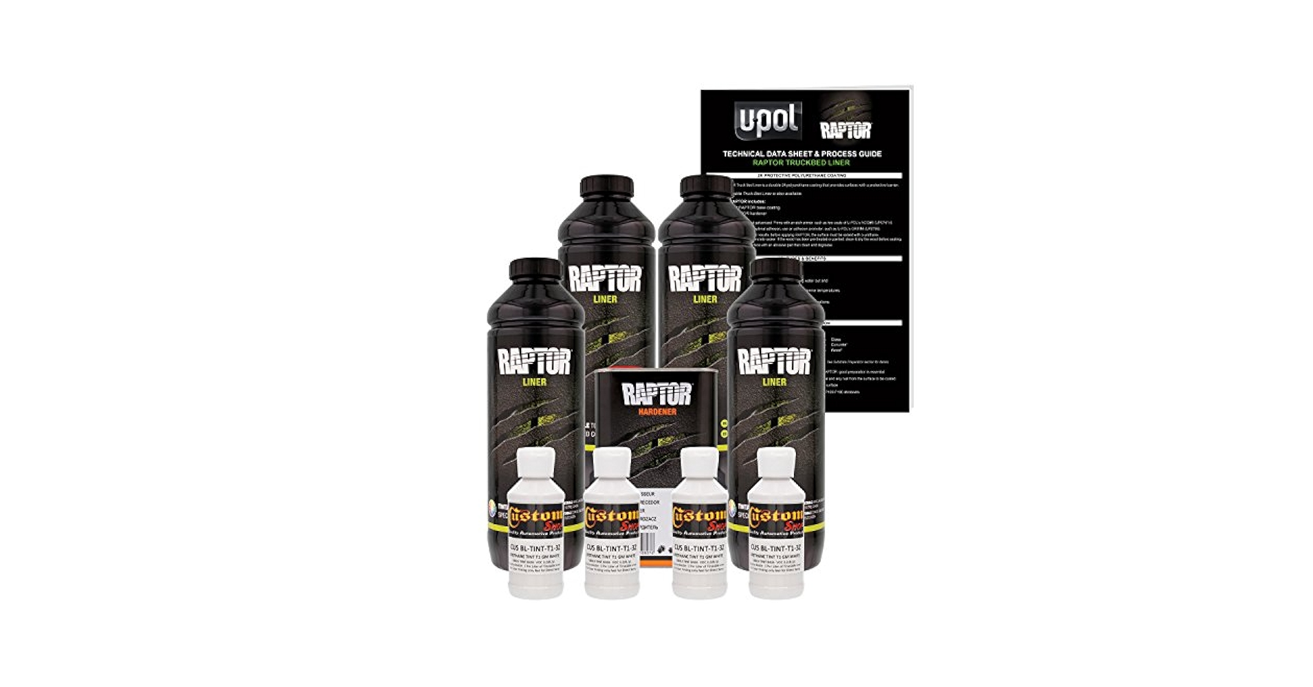 Amazon.com: U-POL Raptor Gm White Urethane Spray-On Truck