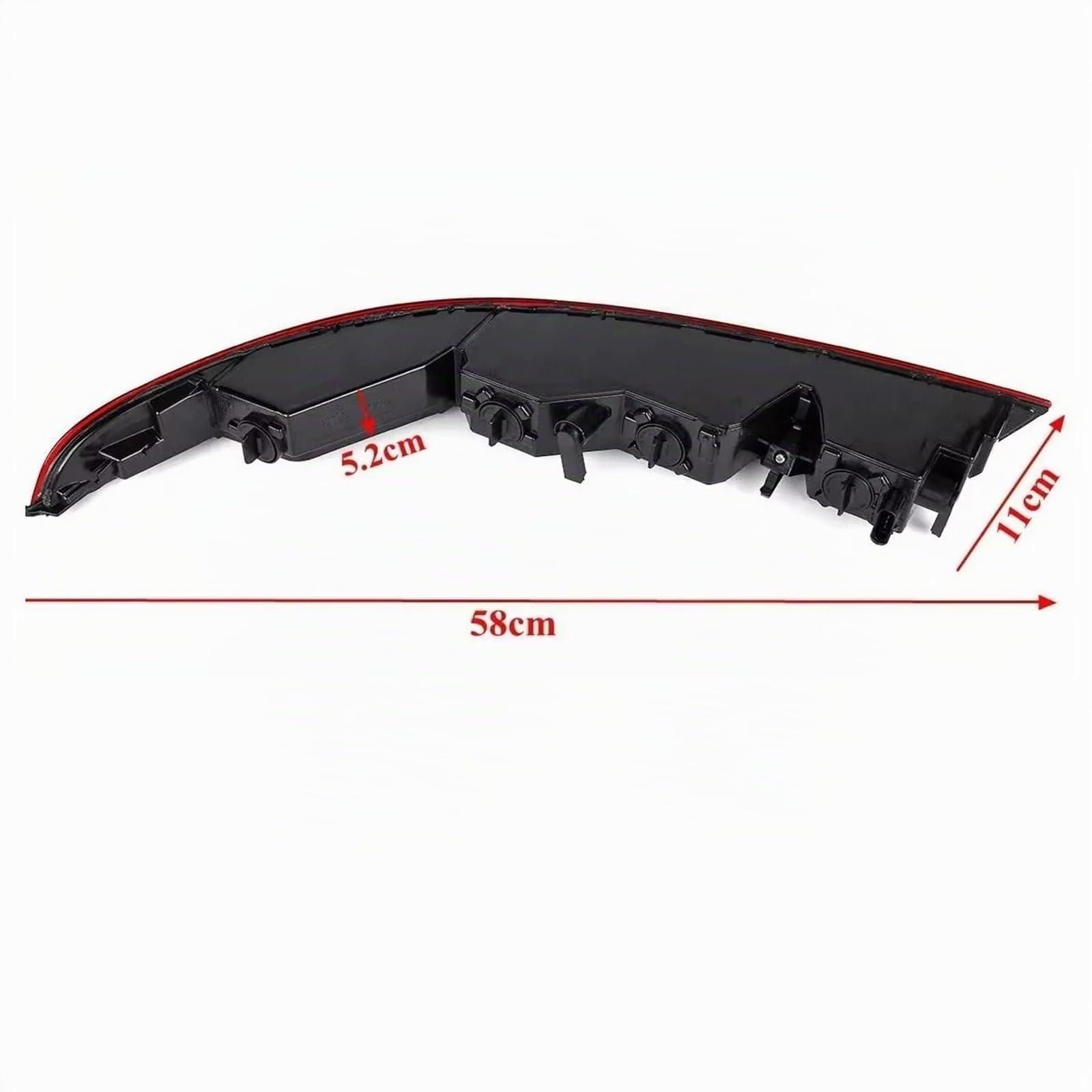 Luce Paraurti Per Q3 2016-2018 Paraurti Posteriore Fanale Posteriore Luci Stop Auto Fanale Posteriore Lampada Di Retromarcia Nebbia Coda Stop Luce Freno(Left)