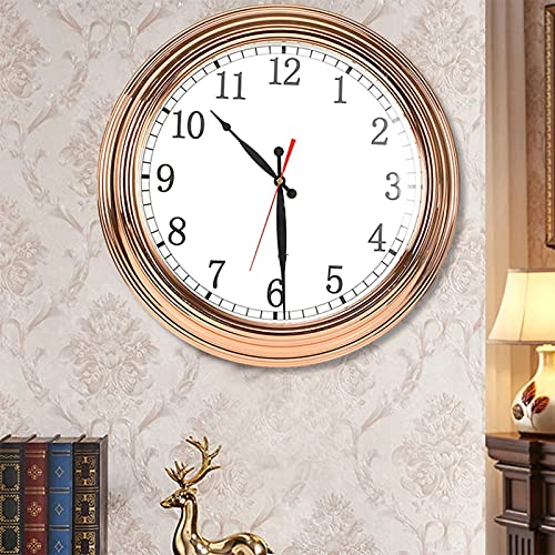 Horloge murale de jardin extérieur en métal robuste avec support - 7