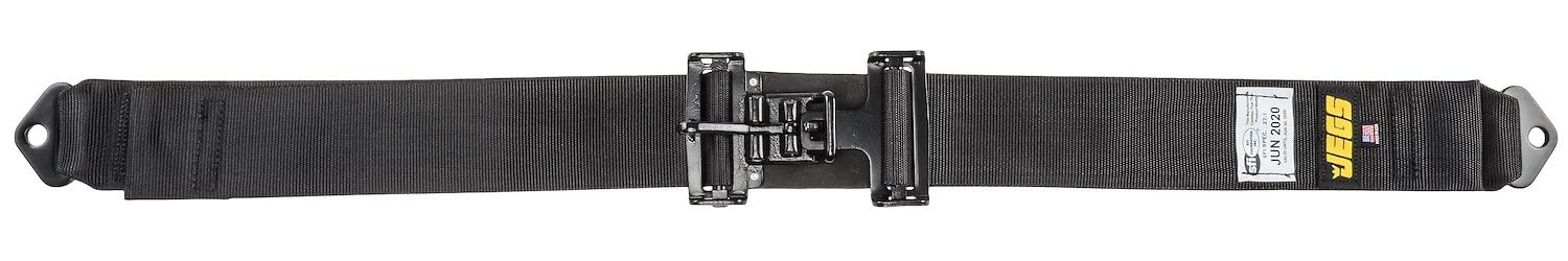 JEGS Black Latch & Link Ultra Series Harness Lap Belt