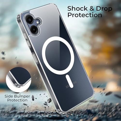 Image of A rtistque Clear Back Cover Case for Samsung Galaxy A06 5G | Compatible with Mag-Safe | Premium Cover | Shockproof TPU Bumper | Slim Protective Design | Samsung Galaxy A06 5G Back Cover - Transparent