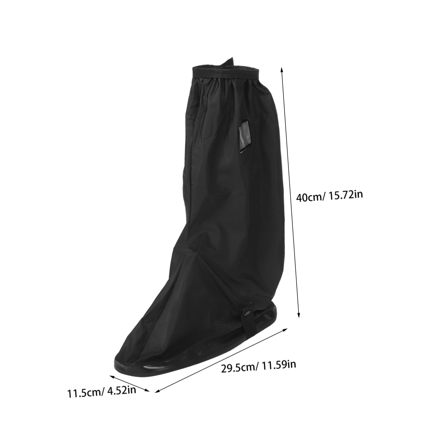 OUNONA Protective Rain Overshoes 2 Pack Snowproof Shoe Covers Cycling Skiing Hiking Rain Gear for Women