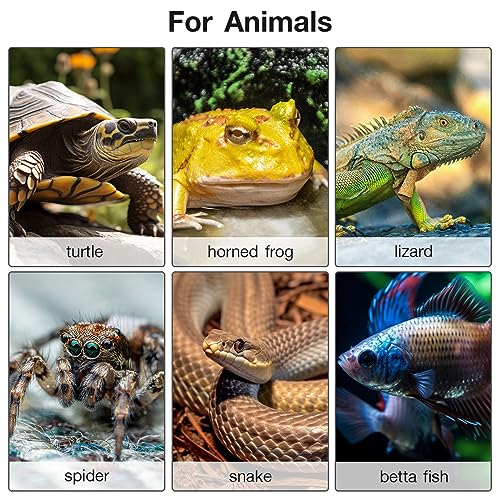 Mojimdo 50W Heizmatte Pflanzen mit Thermostat - Schnelle Erwärmung, Feuerschutz, Wärmematte zur Keimung und Temperatur-Regulierung, ideal für Sämlinge, Haustiere und Reptilien (1er Pack)