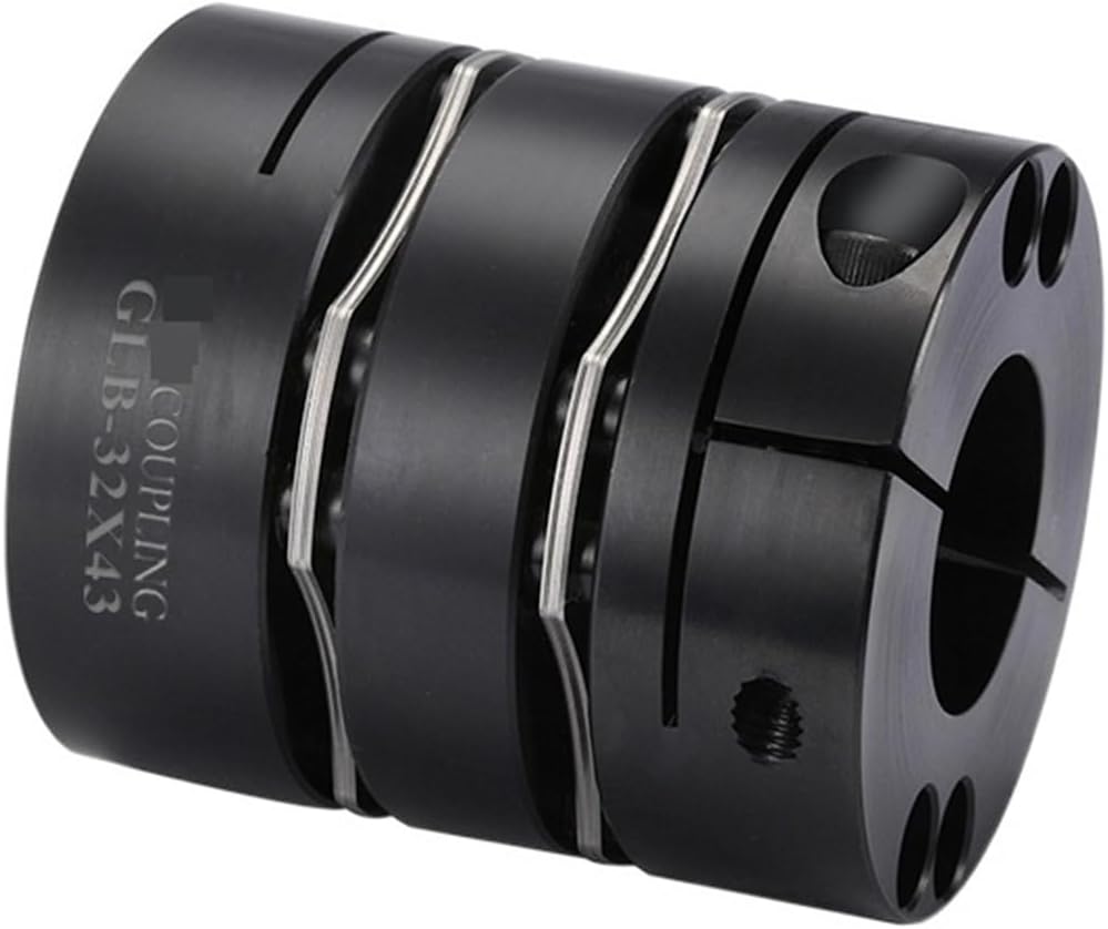 GLB 45# Steel High Rigidity Double Diaphragm Clamp Series Shaft Coupling 35-110 - Flexible Disc Coupling for Enhanced Performance(GLB-94x98-(19-45))
