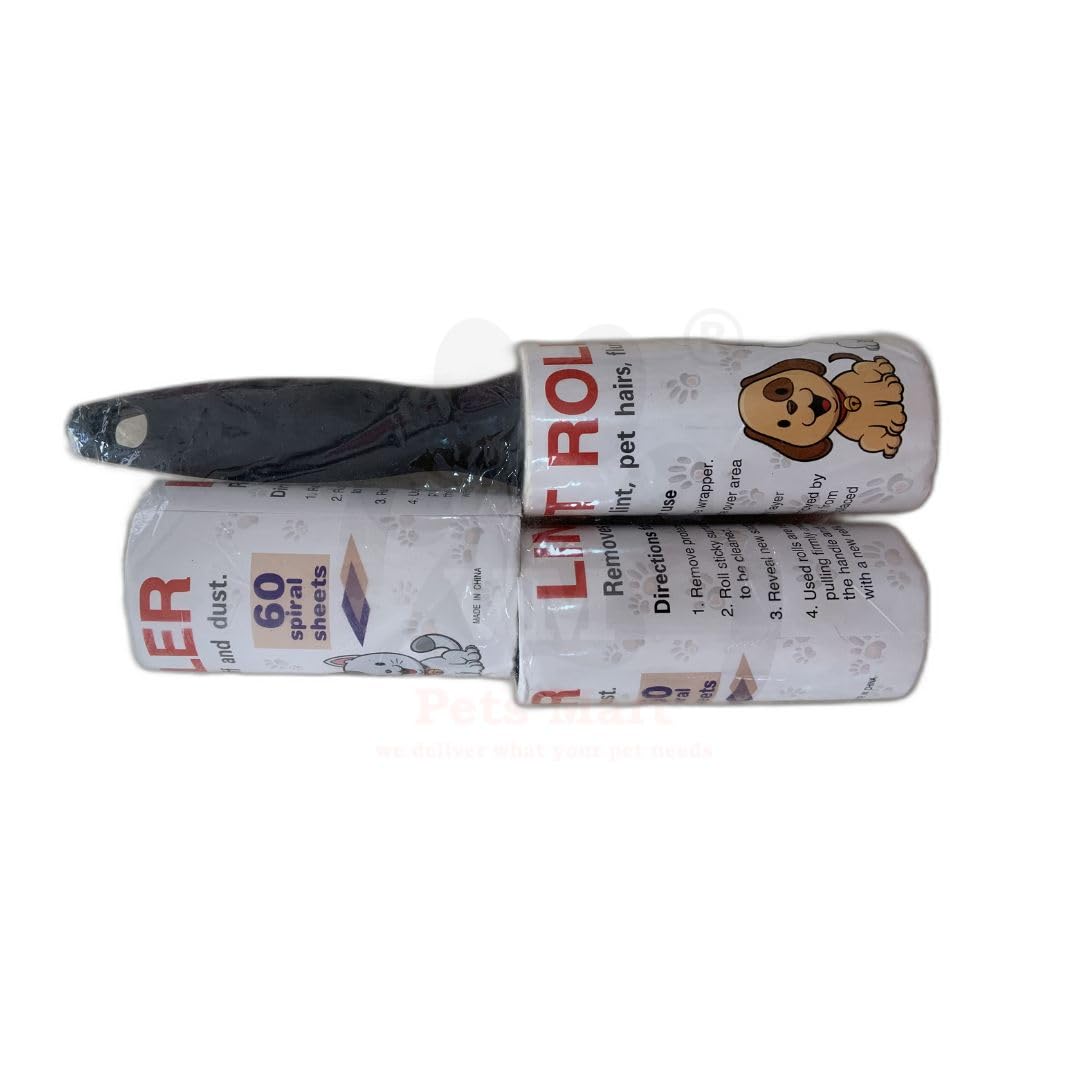 VM Mart Pet Hair Lint Roller, 60 Sheets with Extra Refill (B0BTDMHXN2) Amazon Price History, Amazon Price Tracker