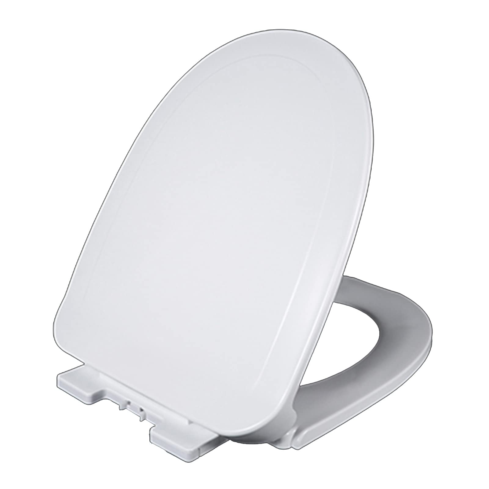 Quiet-Close, Adjustable-seatringe White-plasticringe Easy-Pressure-Resistant, Lightweight, Durable, Portable, User-Friendly, Compact, Slow, Toilet, Never, Loosen