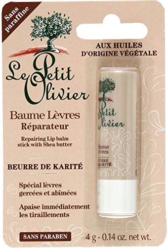 Le Petit Olivier - Baume Lèvres Réparateur - Beurre de Karité - Fabriqué en France - Stick 4 g thumbnail