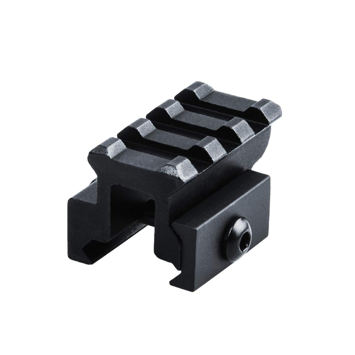 BridgeMount® Tactical Picatinny .5", .75" and 1" Risers, 1.45" Long with 3 Slots, Robust and Light-Weighted Design with Steel-to-Steel Connection