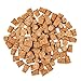 Juvale Tiny Cork Plugs & Mini Stoppers - 100-Pack, 0.4 x 0.3 x 0.5 In, Brown - Corks for Test Tubes & Mini Bottle Lids for DIY Crafts & Spice Shakers