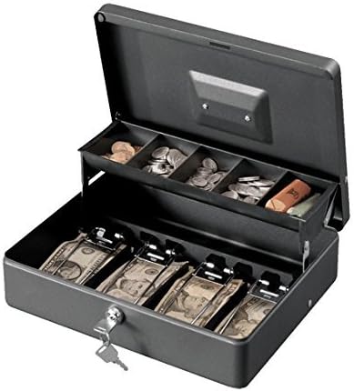 Miniatura 2 de SentrySafe Caja de efectivo, caja de lujo con bloqueo con bandeja de dinero, mediano, DCB-12