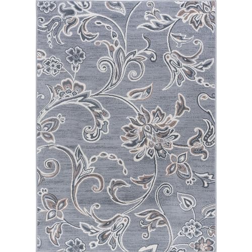Alise Rugs Carrington Transitional Floral & Botanical Indoor Area Rug