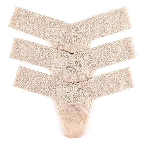 Image of hanky panky - Signature Lace Low Rise Thongs for Women | Lacy Lingerie Underwear | 3 or 5 pack
