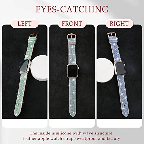 Tuocal Bling Straps Compatible with Apple Watch Strap 38mm 40mm 41mm 42mm(Series 10) - Image 3