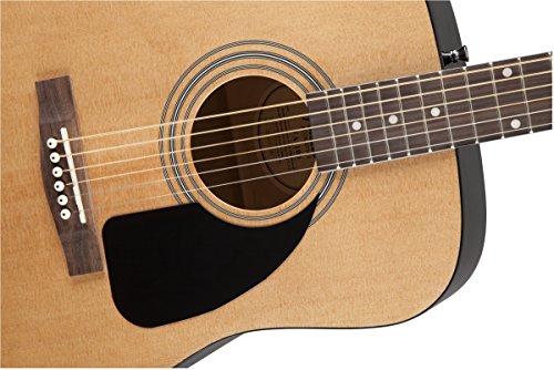 Fender Fa-115 Dreadnought Acoustic Guitar - Natural Bundle With Fender Play Online Lessons, Gig Bag, Tuner, Strings, Strap, Picks, And Austin Bazaar Instructional Dvd #TOP4
