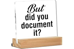 HR Office Signs But Did You Document It 4" Sign