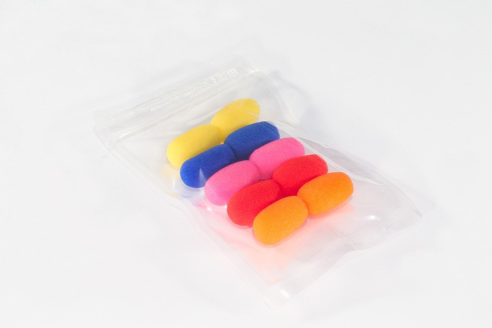 (未使用･未開封品)　ヘッドセット インカム マイクスポンジ カラー 5色セット vf3p617 Amazon | オリジナル ヘッドセット インカム マイクスポンジ カラー 5