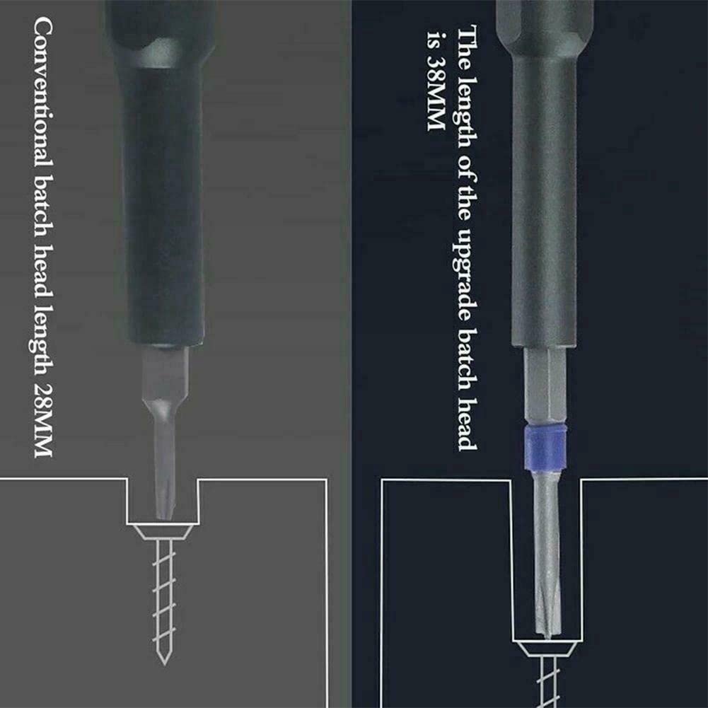 Juego de destornilladores 31 en 1, kit de herramientas de reparación de puntas magnéticas