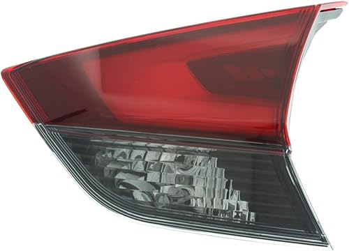 Luz trasera para Nissan Rogue 2017 2018 2019 2020 lado del pasajero  Interior  Halógeno  Lente transparente y roja  Híbrido  Reemplazo para