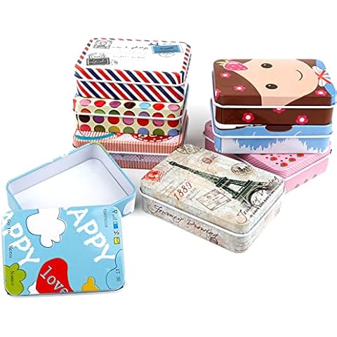 Guador 8 Piece Portable Iron Storage Box Cover