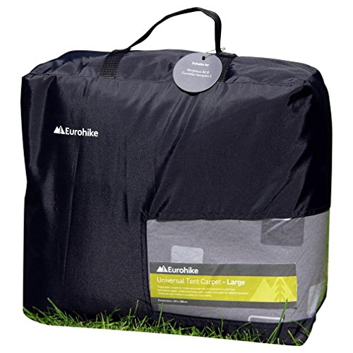 EUROHIKE Alfombra para Tienda de campaÃ Accesorios de Equipo para Camping Grande, Gris, Talla Ãu009anica