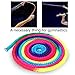 Watris Veiyi Rhythmic Gymnastics Rope - 2.8m/110in Rainbow Rhythmic Arts Training Jumps Rope