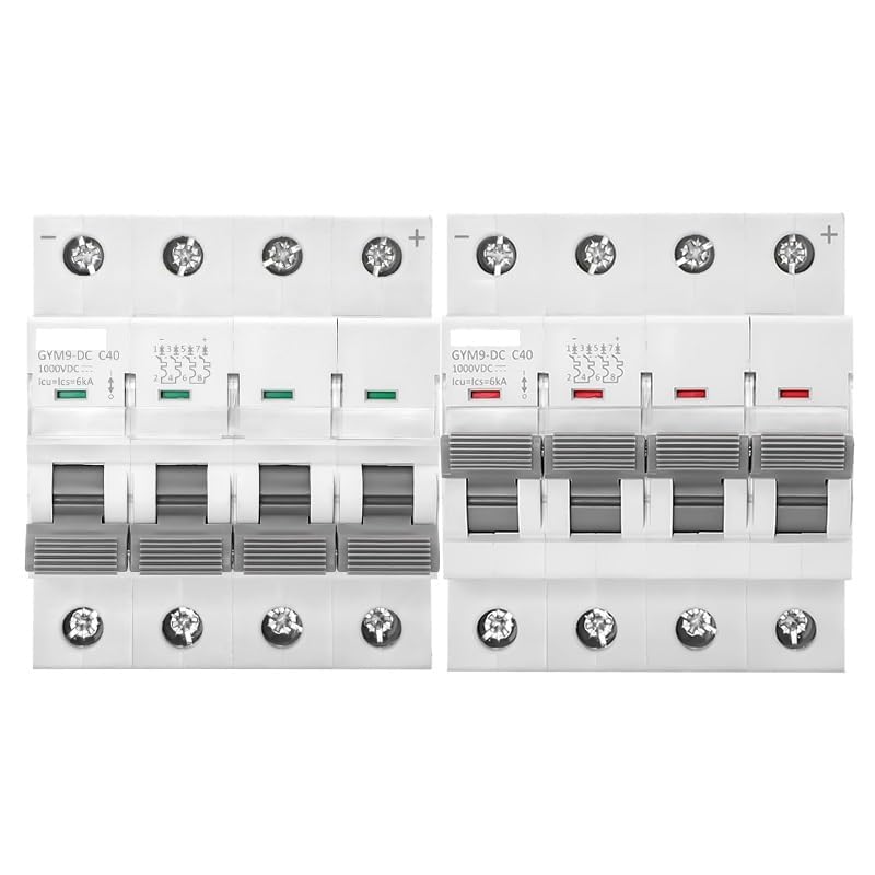 Interruttore magnetotermico, Mini interruttore automatico MCB DC 1000 V 6A 10A 16A 20A 25A 32A 40A 50A 63A 4 poli(10a)