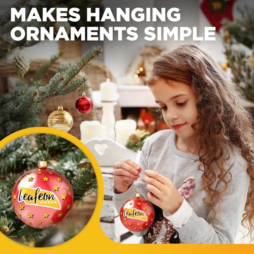 Pack of 150 Christmas Ornament Hooks - Essential Christmas Ornament Hangers - Perfect Christmas Ornament Hangers for Christmas Tree Decoration (Green)