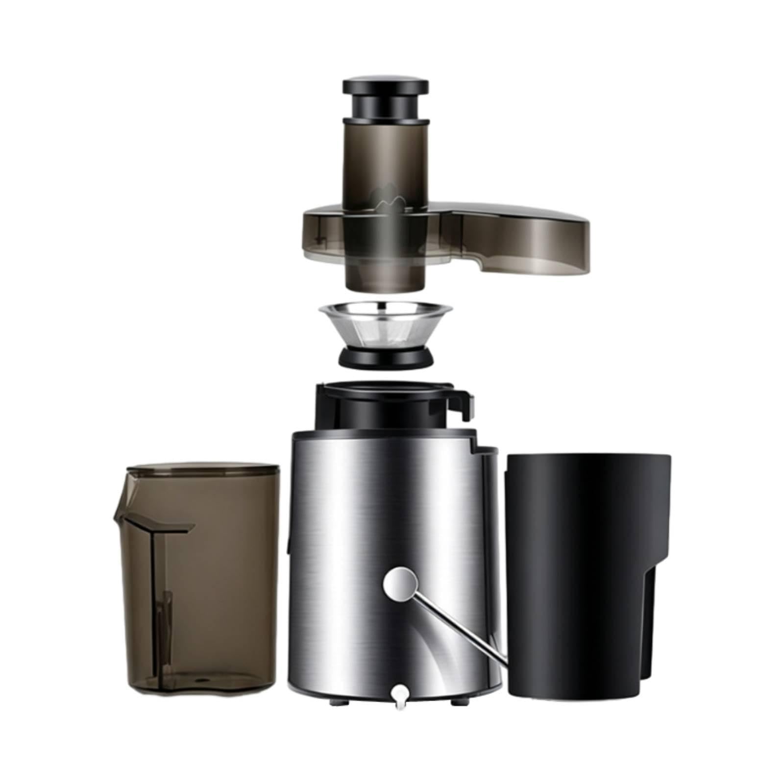centrifugal juicer stainless steel electric juicer high speed centrifugal juice extractor for beginners, families, kitchen, breakfast silver | juicers | small kitchen appliances | kitchen d