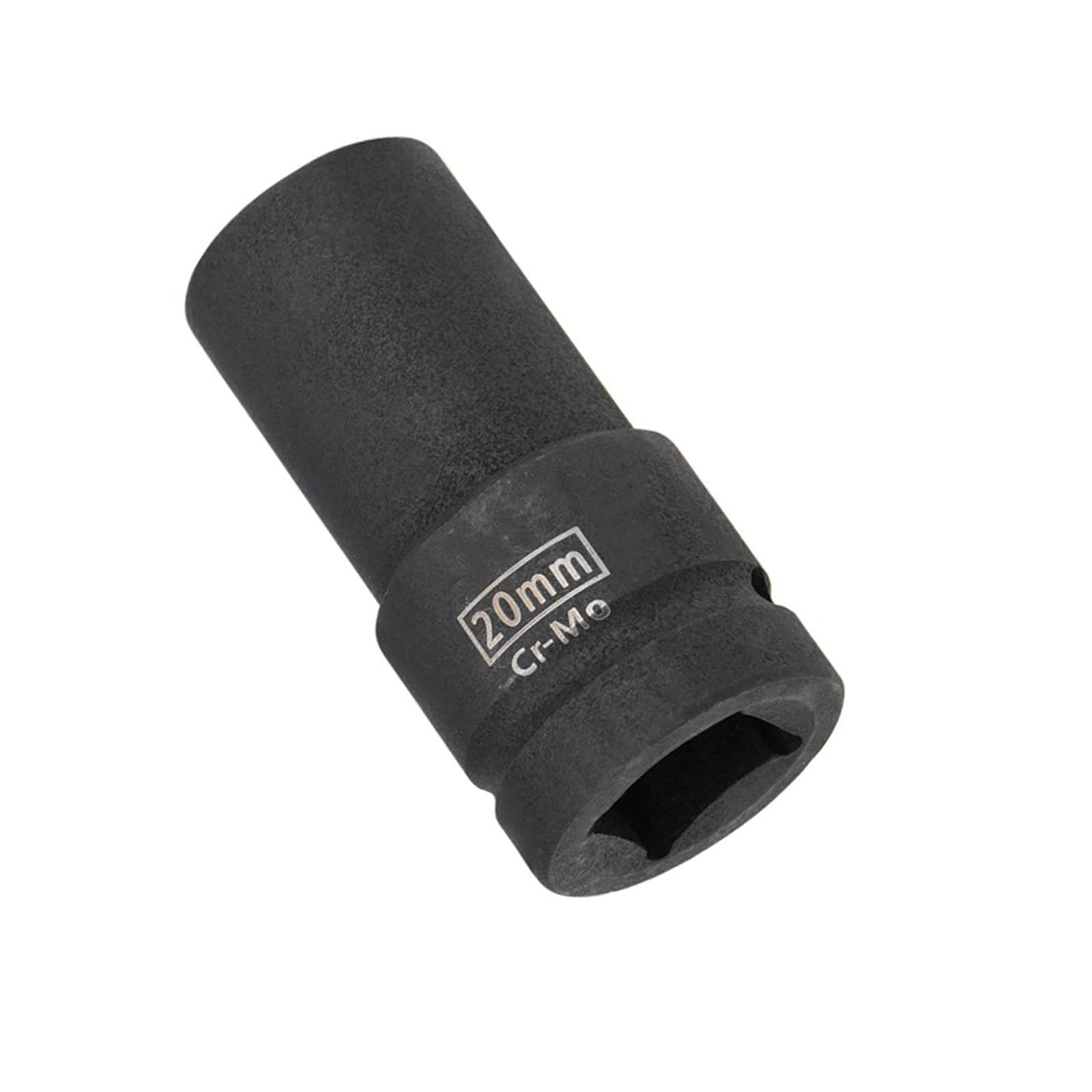 TOP-VIGOR 3/4-Inch Drive by 20mm (25/32 inch) Deep Impact Socket, 6-Point, Durable Reliable Cr-Mo Alloy Steel