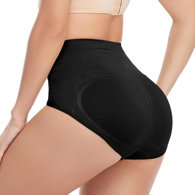 SHAPERIN Womens Butt Lifter Padded Panties High Waist Hip Enhancer Briefs Tummy Control Body Shaper Underwear