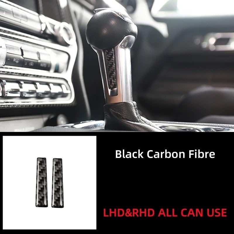 Adesivo Anello Decorativo Per Tachimetro In ABS Per Ford Mustang 2015-2021 - Protezione Antigraffio E Interni Personalizzati (Carbon Style)