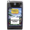 Organic Coffee Co. Breakfast Blend Whole Bean Coffee 2LB (32 Ounce) Medium Light Roast USDA Organic