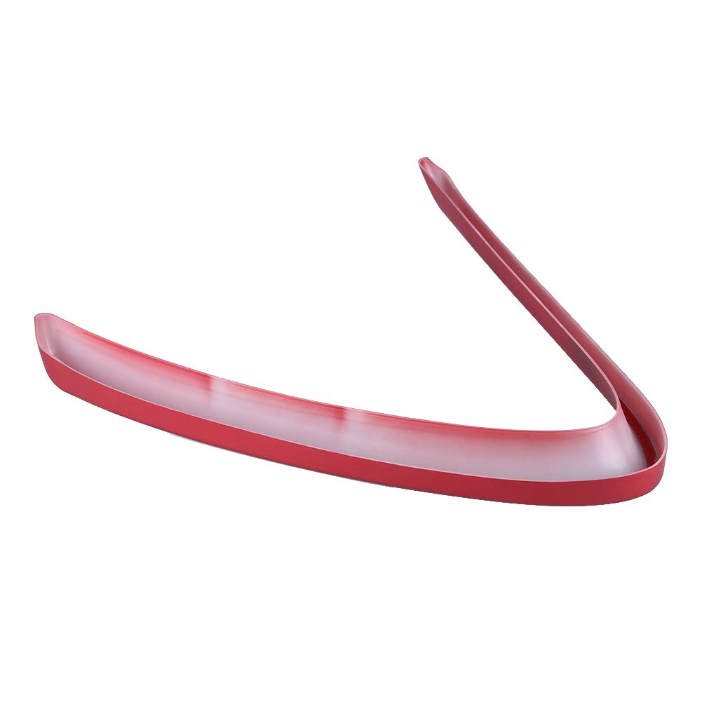 BRRNOO Elegante Rivestimento della Copertura della Griglia a Forma di V in ABS Rosso per 2017 2018 Installazione Semplice e